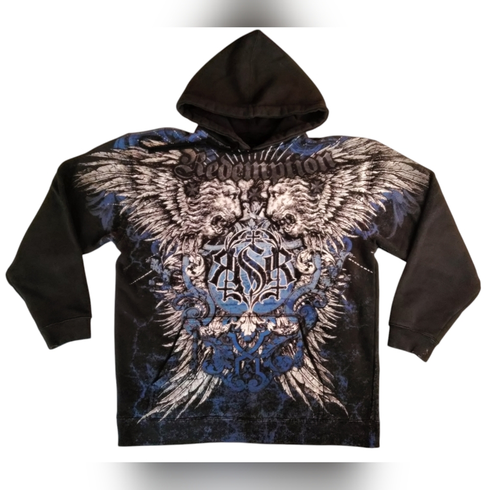 Raw State Redemption by Affliction Hoodie Sz. M